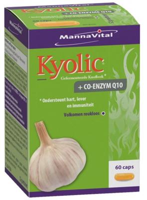 Mannavital Kyolic + co-enzym Q10 60 Capsules