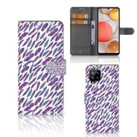 Samsung Galaxy A42 5G | Telefoon Hoesje | Feathers Color - thumbnail
