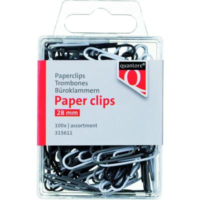 Paperclip quantore 28mm assorti | 10 stuks