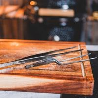 Yakiniku Pincet - gebogen - thumbnail