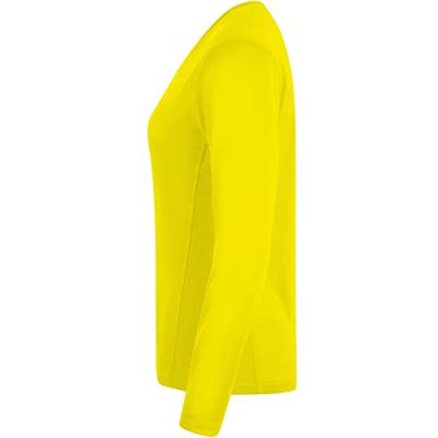 JAKO 6475D Shirt Run 2.0 Lm Dames - Fluogeel - 40
