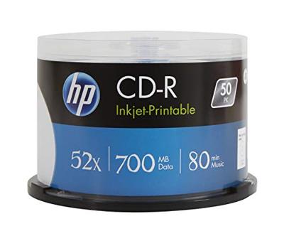 HP CRE00017WIP CD-R blanco 700 MB 50 st. spindel bedrukbaar