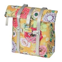 Basil bloom field fietsshopper, geel, gerecycled pet, waterdicht, verstelbare schouderriem - thumbnail