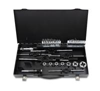 Beta Assortiment van HSS tappen en snijplaten, metrische draad, met toebehoren in metalen kist 447/C37 - 004470055 - thumbnail