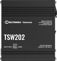 Teltonika TSW202 Managed L2 Gigabit Ethernet (10/100/1000) Power over Ethernet (PoE) Aluminium, Blau - thumbnail