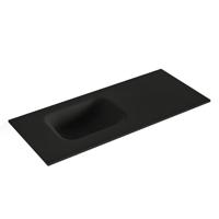 MONDIAZ LEX Urban solid surface inleg wastafel voor toiletmeubel 70cm. Positie wasbak links - thumbnail
