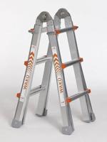 Waku Telescoopladder vouwladder 4x3 treden - 1413800100 - thumbnail