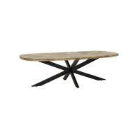 Tower Living Deens Ovale Salontafel 'Silvi' Mangohout, 130 x 70cm, kleur Naturel - thumbnail