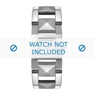 Diesel horlogeband DZ5137 Staal Zilver 18mm