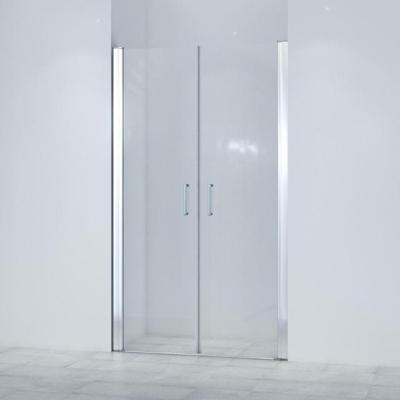Saniclass Neptune Pendeldeur - 120x200cm - 6mm veiligheidsglas - anti kalk - chroom SKII622SALOON-120