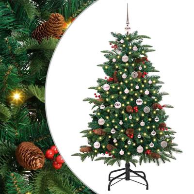 VidaXL Kunstkerstboom groen 150 cm pvc en metaal en plastic