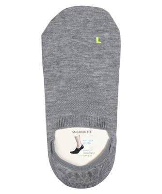 FALKE Cool Kick - dames Footies die niet afzakken - Kousenvoetjes - Sokken voor in loafers - Dames - Heren - DSS46473 - Grijs - DSS46473