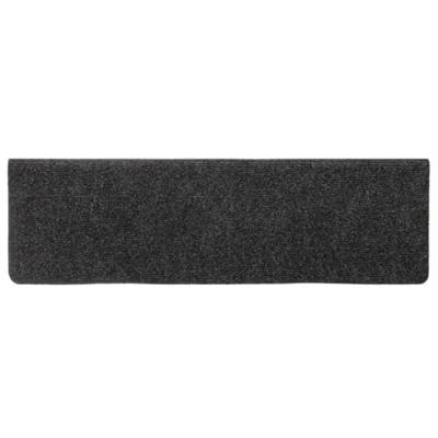 VidaXL Trapmatten zelfklevend 15 stuks 65x21x4 cm antraciet rechthoekige rand VidaXL Trapmatten zelfklevend 15 stuks 65x21x4 cm antraciet rechthoekige rand