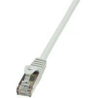 LogiLink CP2052S RJ45 Netwerkkabel, patchkabel CAT 6 F/UTP 2.00 m Grijs Snagless 1 stuk(s) - thumbnail