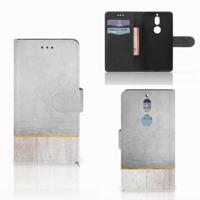 Nokia 7 | Book Style Case | Wood Concrete - thumbnail