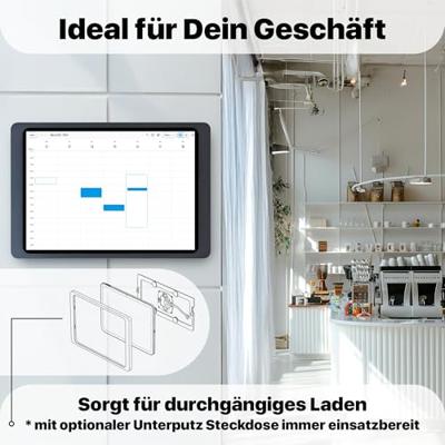 Displine Companion Wall 2.0 Tablet muurhouder Apple iPad 10.9 (10. Gen.), iPad Air 10.9 (4./5. Gen.), iPad Pro 11 (1./2./3./4. Gen.) 27,7 cm (10,9) - 27,9 cm