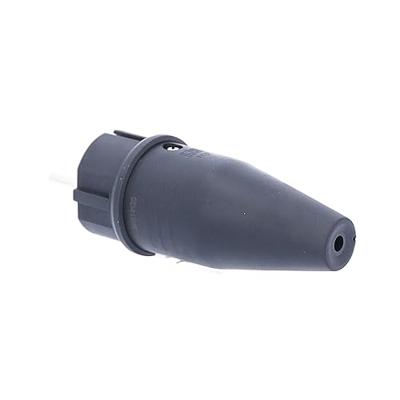 Schwabe Stekker Rubber 230 V, 16 A zwart IP44 - thumbnail