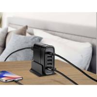VOLTCRAFT UC-5ACX001 USB-oplader 41.5 W 4x USB-A, 1x USB-C USB PD Zwart Binnen USB Power Delivery (USB-PD) - thumbnail