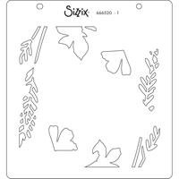 Sizzix • layered stencils botanical border 4pcs - thumbnail