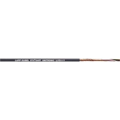 LAPP 33302/1 Datakabel UNITRONIC® LiYD11Y 2 x 0.25 mm² Zwart per meter LAPP 33302/1 Datakabel UNITRONIC® LiYD11Y 2 x 0.25 mm² Zwart per meter