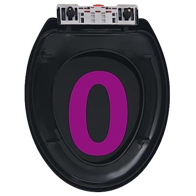 VidaXL Toiletbril soft-close met quick-release ontwerp zwart VidaXL Toiletbril soft-close met quick-release ontwerp zwart