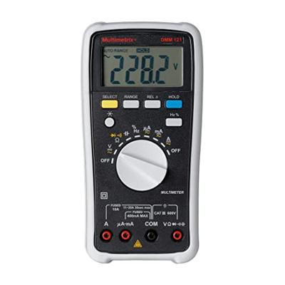 Multimetrix DMM 121 Multimeter Digitaal CAT III 600 V Weergave (counts): 4000 Multimetrix DMM 121 Multimeter Digitaal CAT III 600 V Weergave (counts): 4000