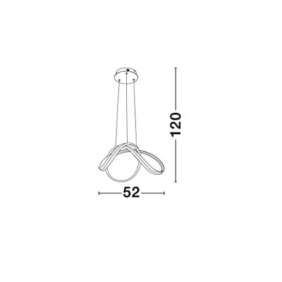 Lyora Design hanglampTruno zwart - 9104722