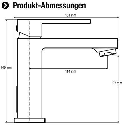 Cornat Noir Square 1Gr-Mengkraan Wastafel - NERSE1 Cornat Noir Square 1Gr-Mengkraan Wastafel - NERSE1