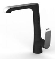 Tarma éénhendel-keukenmengkraan zwart/chroom - thumbnail