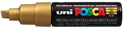 Paintmarker uni posca pc8k b schuin goud