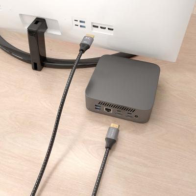Kabel AISENS DISPLAYPORT V2.1 16K @ 60 Hz 80 GBPS DP/M-DP/M, zwart, 2 m