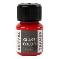 Creativ Company Glass color transparante verf - rood, 30ml - thumbnail