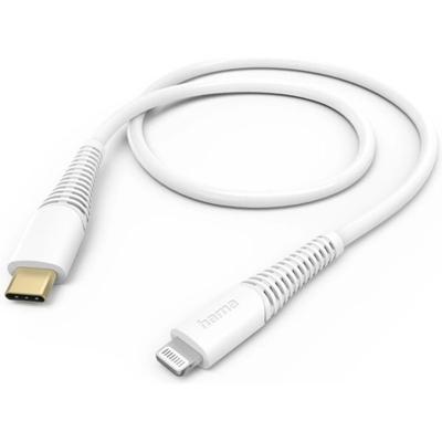 Hama USB-Kabel, USB-C naar Lightning, 1.5m Oplader Wit Hama USB-Kabel, USB-C naar Lightning, 1.5m Oplader Wit