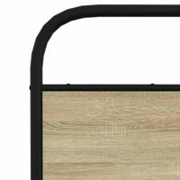 Bedframe zonder matras metaal sonoma eikenkleurig 140x190 cm - thumbnail