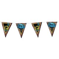 Neon Vlaggenlijn Welkom Thuis (10m) - thumbnail