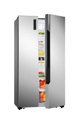 ETNA AKV178RVS amerikaanse koelkast Vrijstaand 521 l E Roestvrijstaal ETNA AKV178RVS amerikaanse koelkast Vrijstaand 521 l E Roestvrijstaal