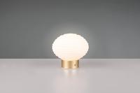 Trio Oplaadbare tafellampEarl goud met wit glas - R57771101 - thumbnail