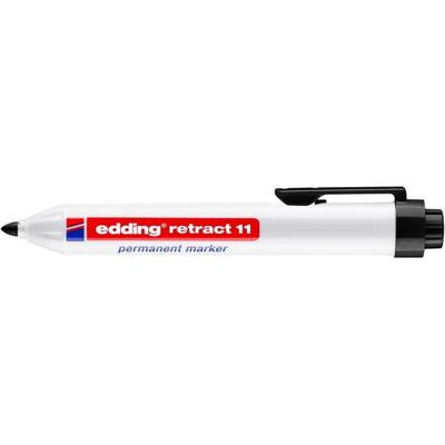Viltstift edding 11 rond drukknop 1.5-3mm zwart | 10 stuks