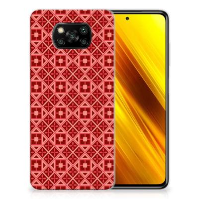 Xiaomi Poco X3 | Poco X3 Pro | TPU bumper | Batik Rood