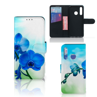 Huawei P Smart Plus (2019) Hoesje Orchidee Blauw - Cadeau voor je Moeder