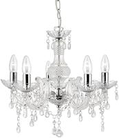 Searchlight KroonluchterMarie Therese Ø 48cm - 1455-5CL - thumbnail