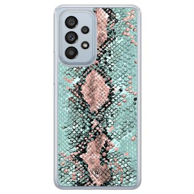 Samsung Galaxy A53 hybride hoesje - Snake pastel Samsung Galaxy A53 hybride hoesje - Snake pastel