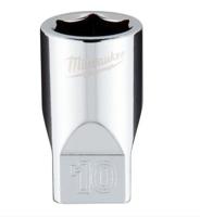 Milwaukee 1/4" Ratel Dop Metrisch Standaard 10 mm - 4932478318 - thumbnail