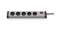 Ehmann 0201x00052303 Stopcontactsplitter Grijs, Zwart Randaarde stekker 1 stuk(s) - thumbnail