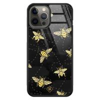 iPhone 12 Pro Max glazen hardcase - Bee yourself - thumbnail
