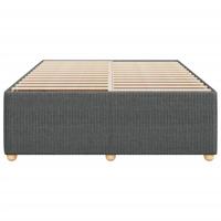 Bedframe zonder matras stof donkergrijs 160x200 cm - thumbnail