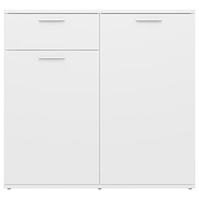 Dressoir 80x36x75 cm spaanplaat wit Dressoir 80x36x75 cm spaanplaat wit