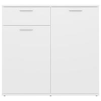 Dressoir 80x36x75 cm spaanplaat wit - thumbnail