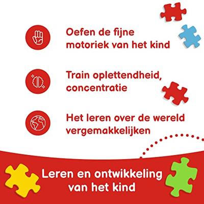 Oku Disney stitch kinderpuzzel met 24 maxistukjes