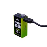 Verico Oplaadbare 9V batterij (blok) LoopEnergy USB-C Li-ion 7.4 V 500 mAh 2 stuk(s) - thumbnail